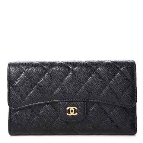 chanel long flap wallet.